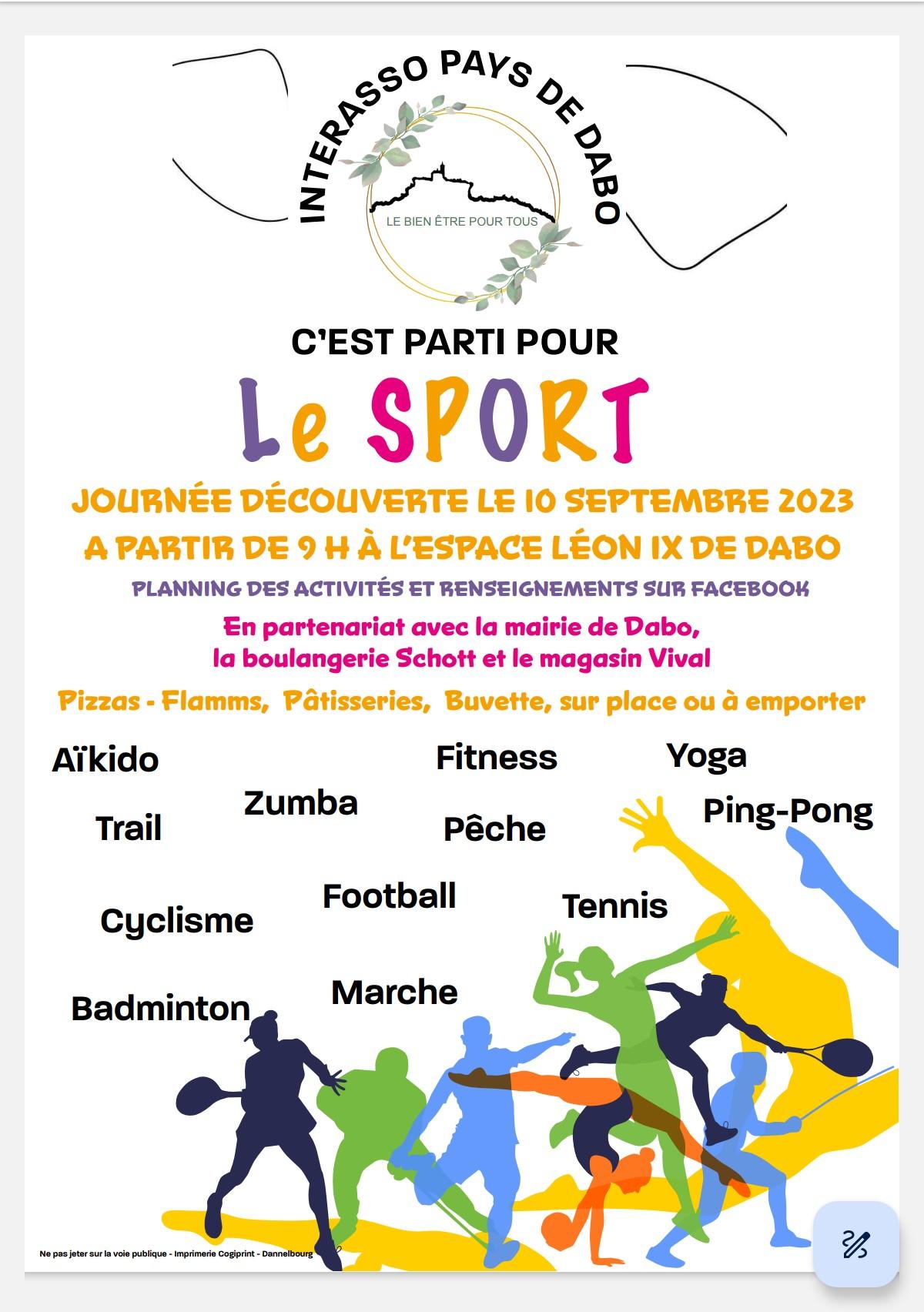 Affiche sport 2023