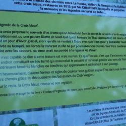 la légende de la croix bleue
